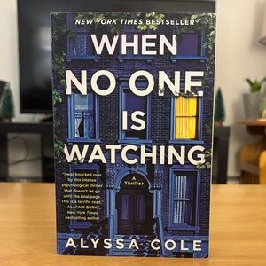Adult Literary Mystery Novel: When No One Is Watching by Alyssa Cole
